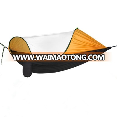 Pop-Up Light Portable Double Parachute Camping Hammocks with Mosquito Net