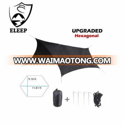 Waterproof Rain Fly Hammock Camping Shelter Tent Tarp Hammock Rain Fly for Hiking Backpacking Beach Picnic